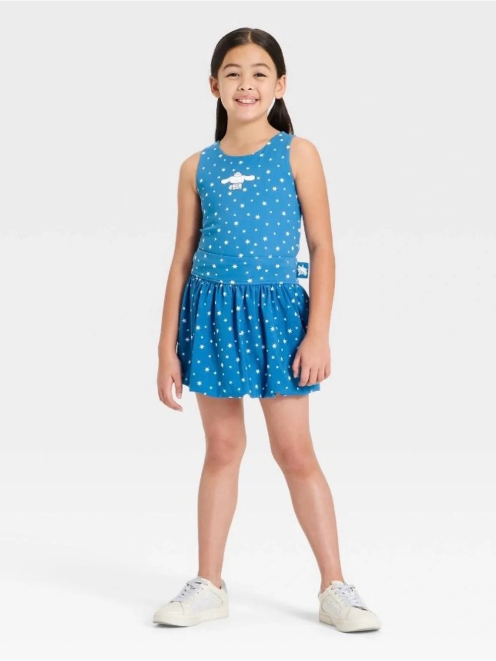 Girls Sanrio Cinnamoroll Star Blue White Active Skort Sailor Aesthetic